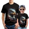 Eagle 3D Printed Shirts Summer Adult Kids Apparel