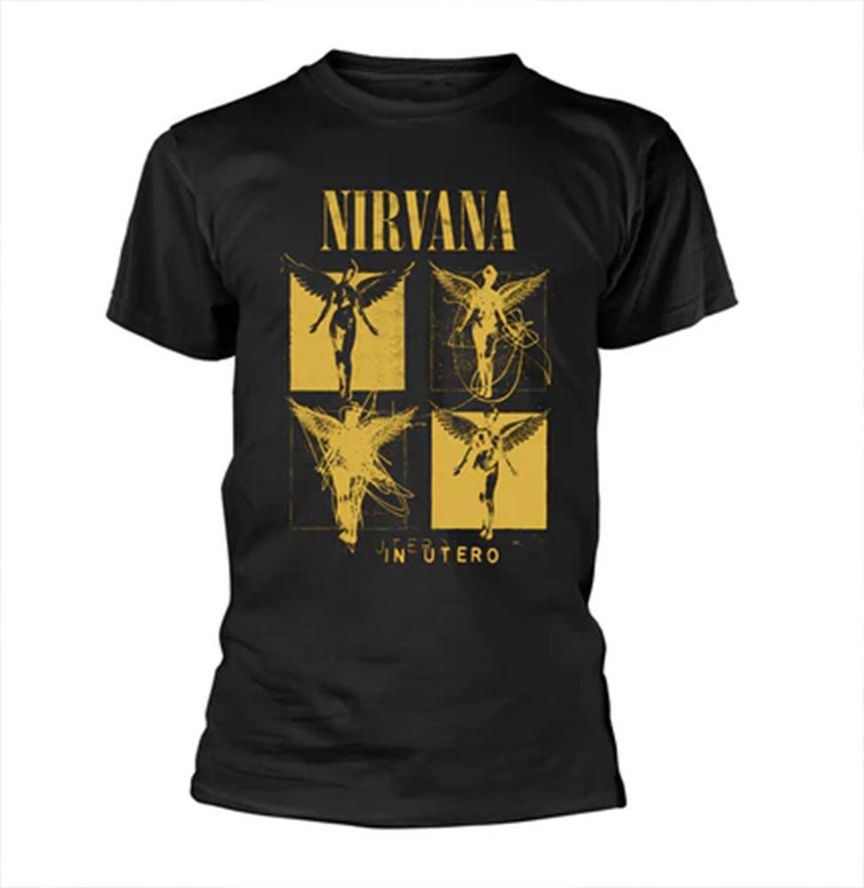 КОЛЛЕКЦИЯ Nirvana ТИШЁРТКА футболка S-5XL ХЛОПОК Короткий рукав DO418 Унисекс Футболка M