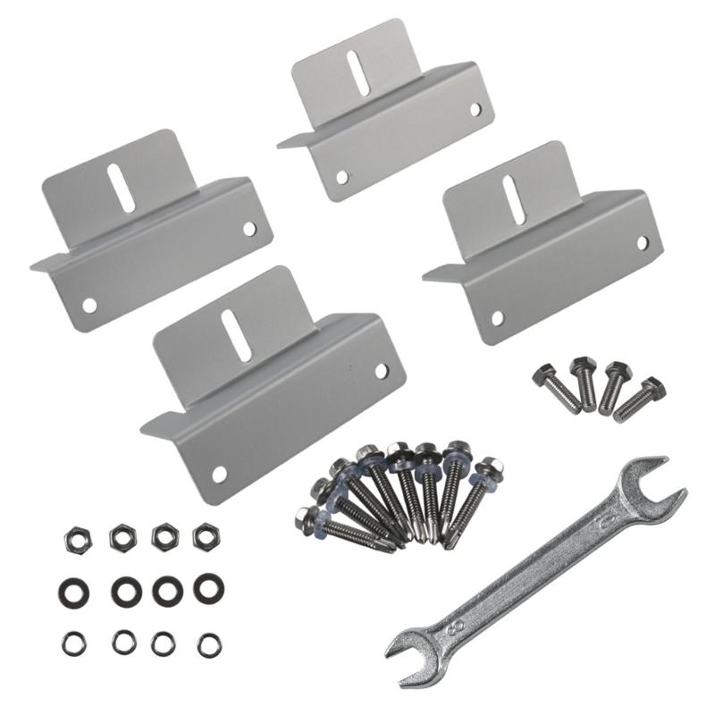 

4/8Set Solar Panel Mounting Z Bracket, Supporting for Caravans, Roof, Boat, Offs Grids,Solar Panel Accessories