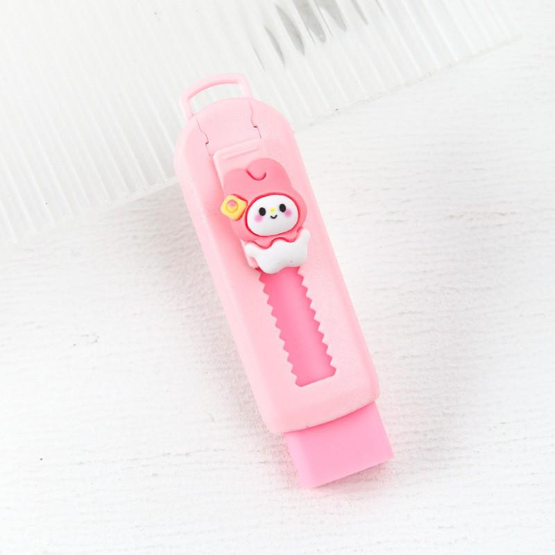 Cartoon Push-Pull No-Trace Eraser - Creative Stationery for Elementary Students