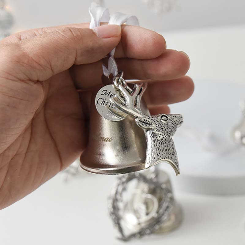 WTEMPO Christmas Metalwork Retro Snowflake Bells Christmas Tree Hanging Pendants Christmas-themed Indoor Outdoor Party Event Decorations