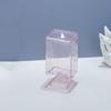 Versiegelter Kosmetik-Wattestäbchenhalter Transparenter Nagellackentferner-Wischpads-Organizer Kosmetik-Organizer Schminktisch