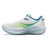 SAUCONY Triumph 21 Comfortable Versatile Simple Low-Top Running Shoes Women Sneaker Silver Green S10881-117