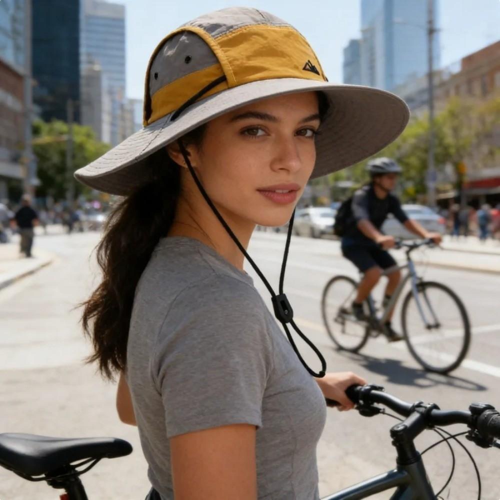 Quick Drying Fisherman Hat Large Brim Visor Cap New Bucket Hat