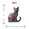 HOOLOOG Irregular Cube Cat Wooden Jigsaw Puzzle Toy & Money Box