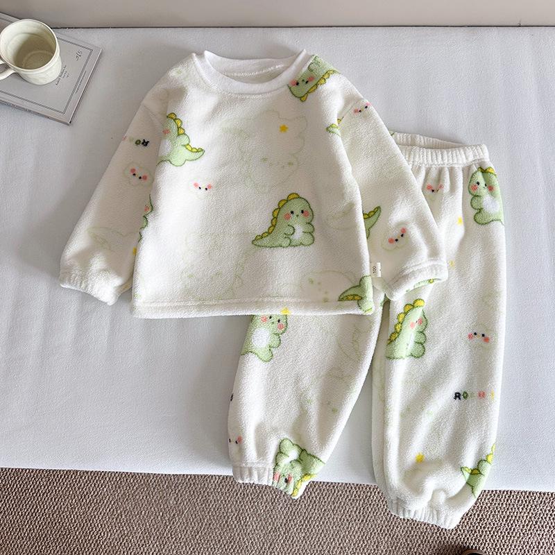 

Nausicaä 2025 Winter Kids Plush Pajama Set - Cute Cartoon Two-Piece for Boys & Girls 140 cm