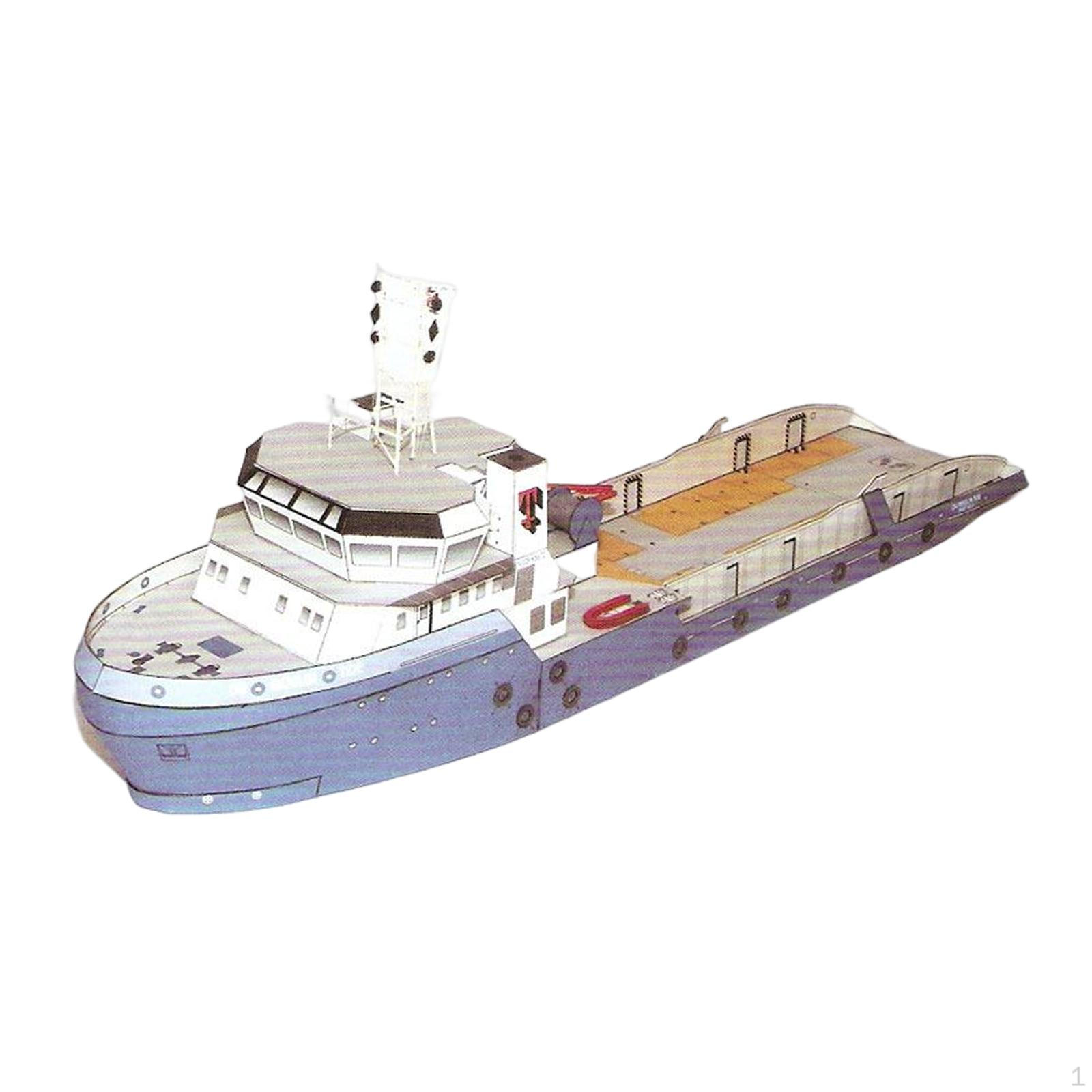 1:250 Boat Puzzle Assemble Toy DIY Accessories Steamship for Adults Kids Girls Boys