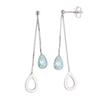 Isa Earrings - Rhodium-plated 925 Sterling Silver