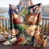 Warm Flannel Throw Blanket,My Hero Academia Lightweight Cozy Blanket For Bed Sofa And Daily Use