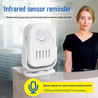 Wireless Recordable Doorbell & Welcome Sensor Alarm