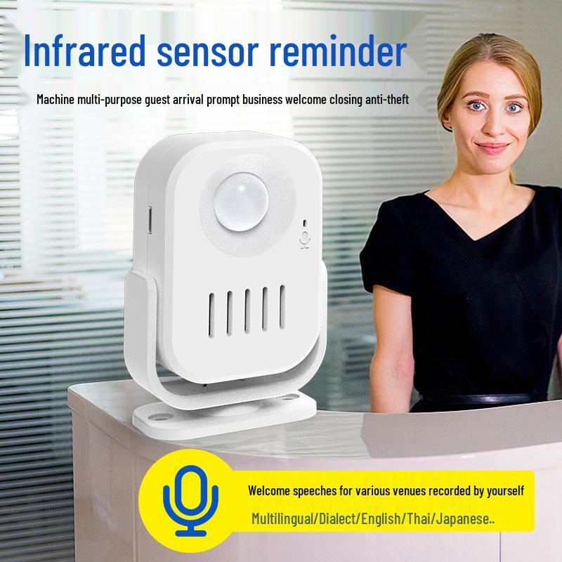 Wireless Recordable Doorbell & Welcome Sensor Alarm