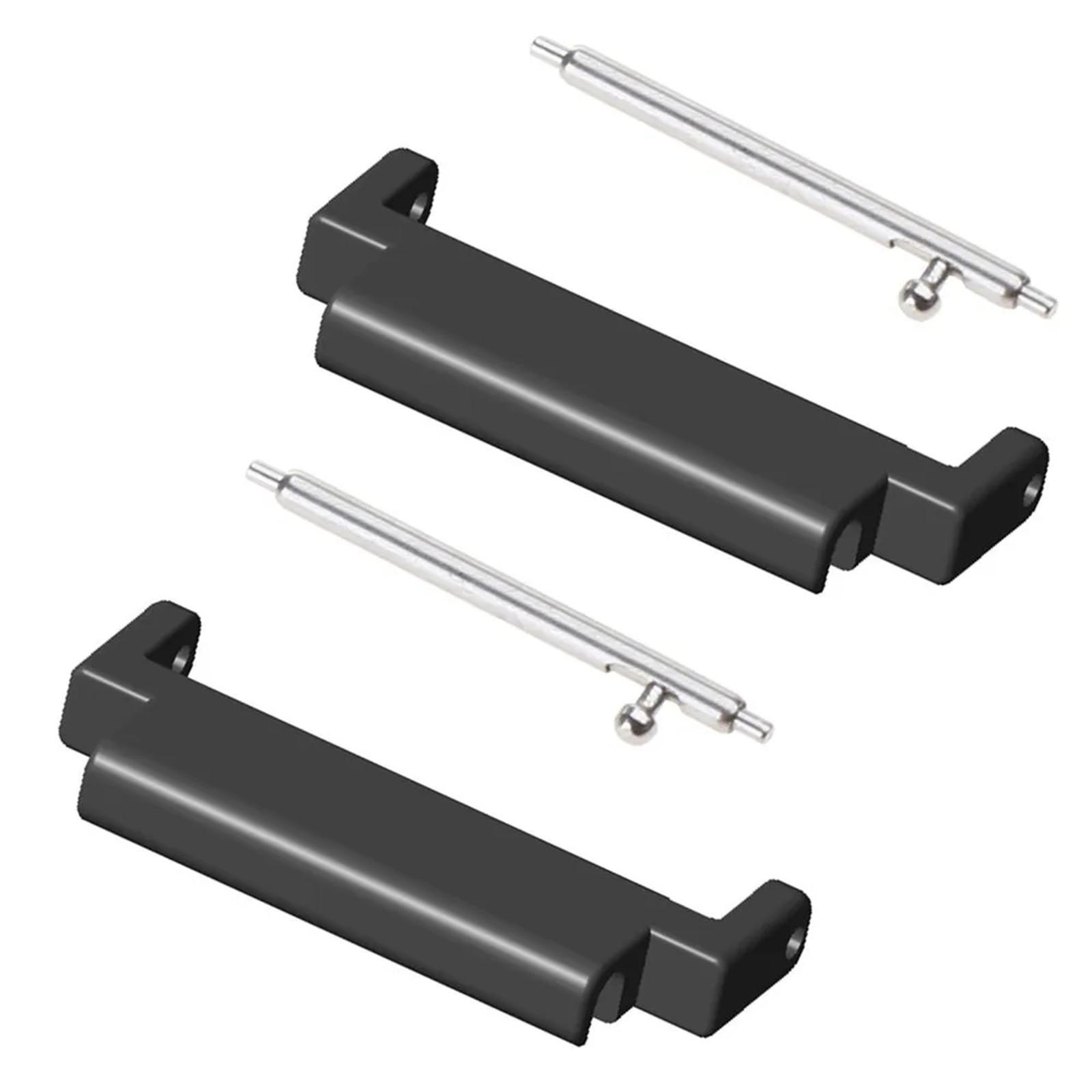 

Металлический соединитель для ремешка 18-20 мм, подходит для нескольких часов One Size чёрный