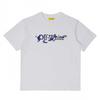 Off White Childrens/Kids Paint Splatter Cotton Short-Sleeved T-Shirt