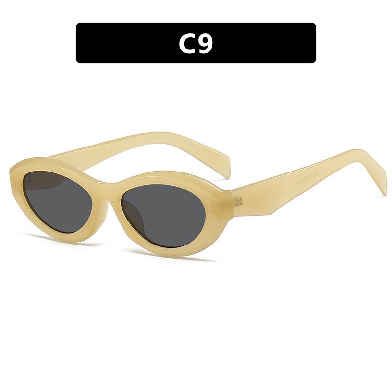 Small Frame Cat Eye Sunglasses Simple Fashion Sunglasses Trendy Concave Sunglasses