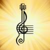 Vintage Metal Wall Art Guitar String Sculpture Black Gold Iron Recording Studio Decor Rock Music Gift