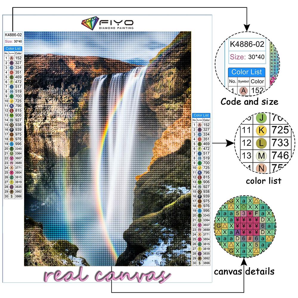 5D DIY Diamantový obraz Duhový křížový steh Plná diamantová výšivka Mozaika