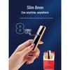 USB Rechargeable Silent Ultra-Thin Mini Lighter – Trendy TikTok Style for Men