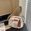 Trendy Multicolor Crossbody Bag Widen Belt Rectangle Single-Shoulder Bag Lightweight Oxford Cloth Tote Bag Daily Casual
