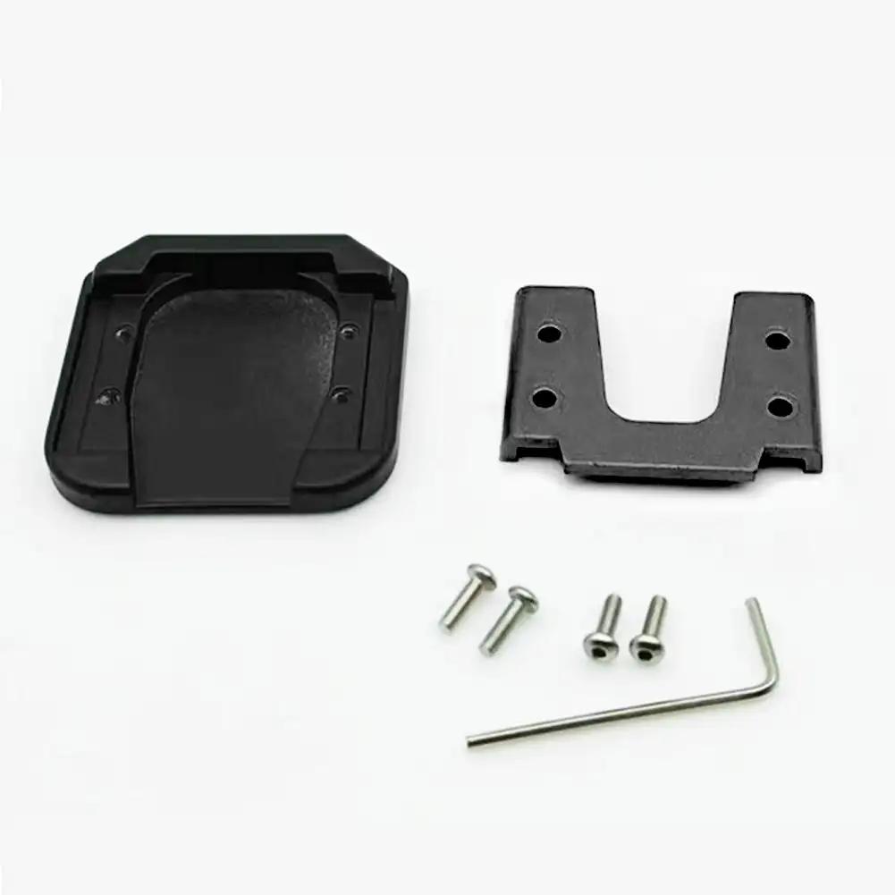 Extensie universală pentru motociclete Suport din aliaj de aluminiu Scooter Extensor pentru bicicletă Placă de suport lateral pentru picior Bază mărită anti-alunecare