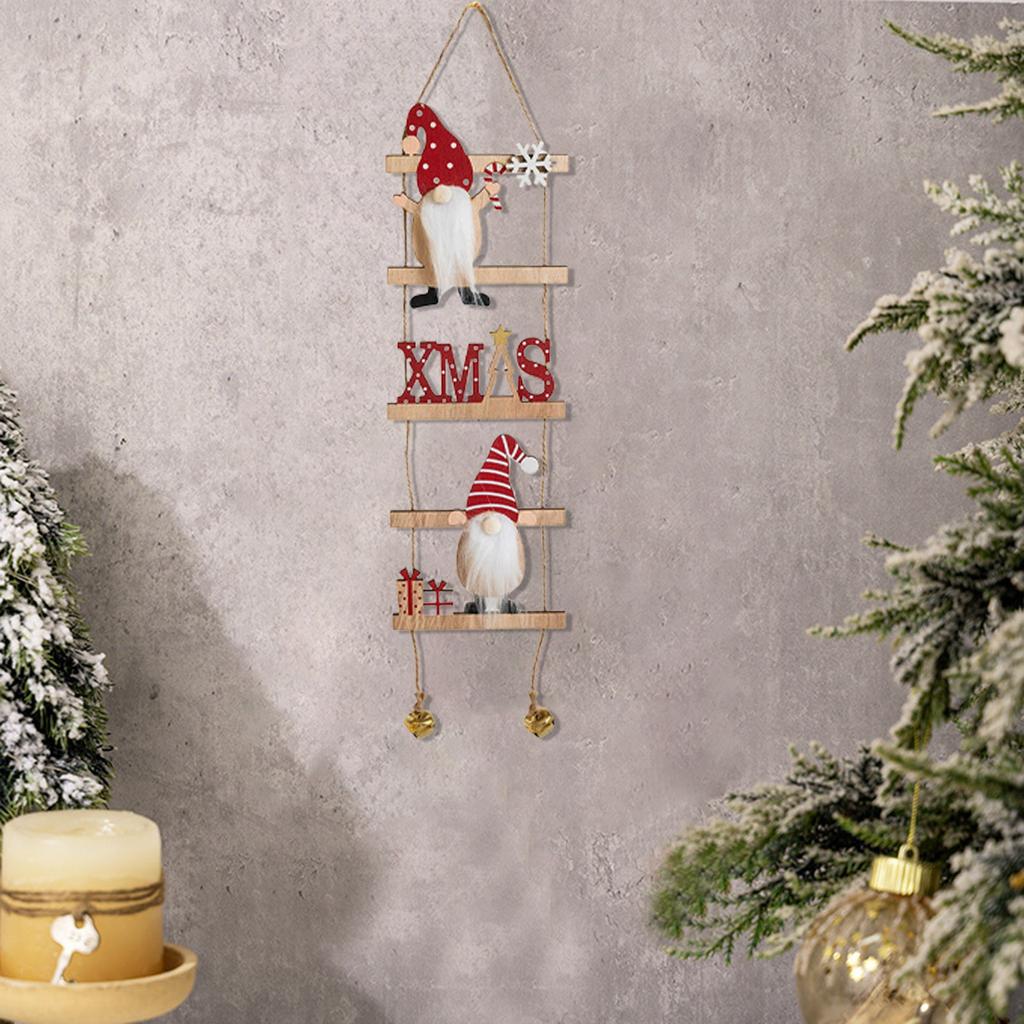 Christmas Tree Decoration Climb The Ladder Santa Doll Christmas Decoration Gifts Stained Glass Window Panels