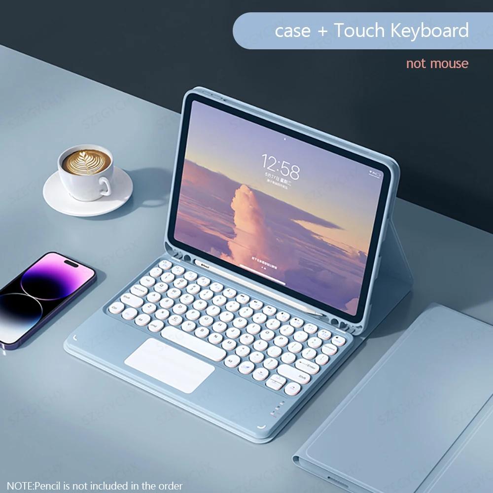 For iPad Keyboard Case for iPad 9th 10th Generation iPad Pro 12 9 11 Inch Air 5 4 Mini 6 10.2 8th 7th Magic Keyboard Covers