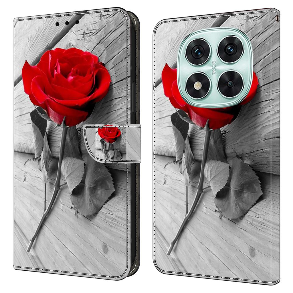 For Xiaomi Redmi Note 14 Pro 5G Case Magnetic Clasp 3D Pattern Leather Wallet Phone Cover