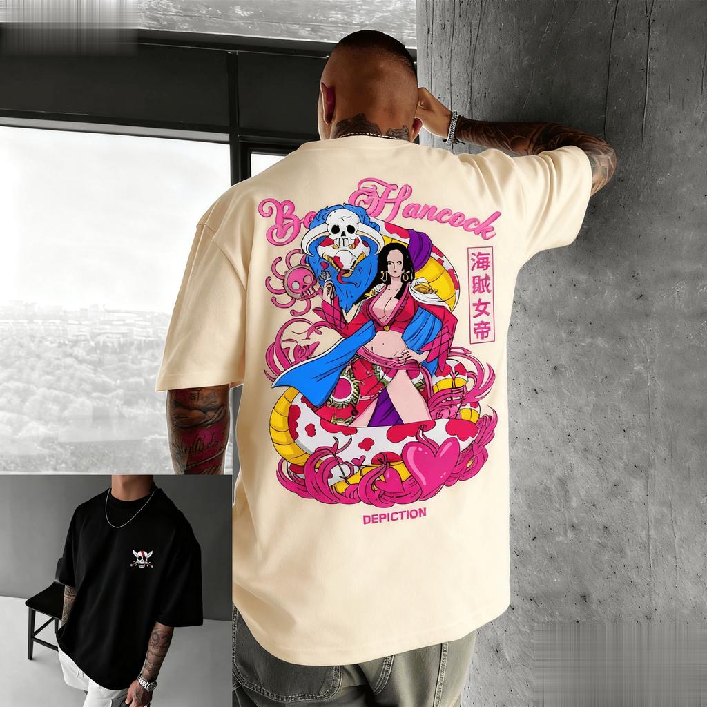 Oversized Vintage Anime One Piece Graphic T Shirt Men Women Short Sleeve Tee Streetwear Casual Top Summer Fashion Y2k Clothes
