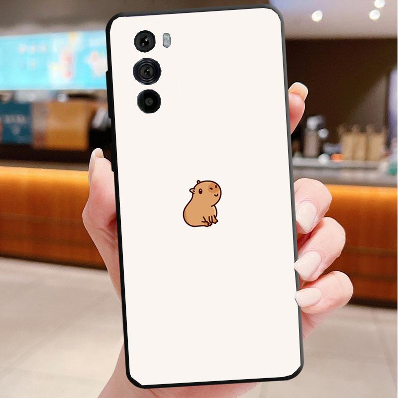 Love Capybara  Phone Case For Motorola Edge 60 50 40 Pro 60 50 40 30 Ultra Neo Fusion Moto G Play G Stylus G Carcasas