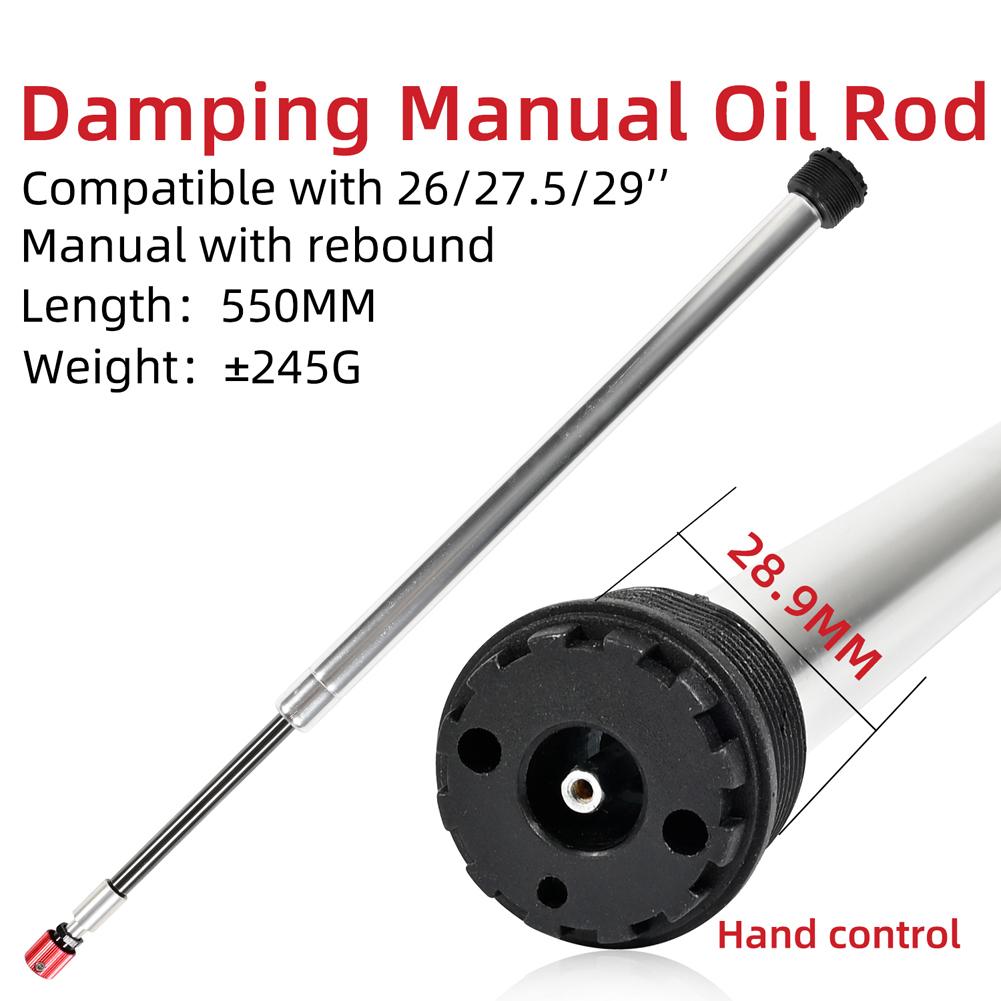Bicycle Front Fork Repair Parts Easy Installation Aluminum Alloy Oil Stick Damping Rod Bike Accessories
