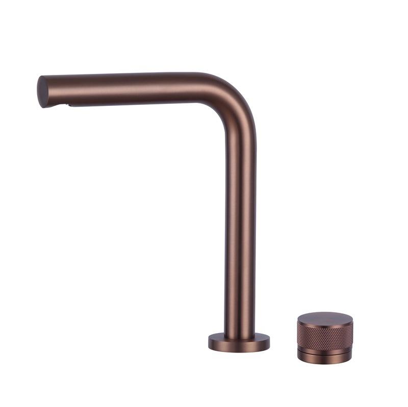 Separate Bathroom Faucet Sink Faucet Deck Mount Basin Faucet Mixer Tap Single Handle Rotary Control Cold And Hot Basin Faucet