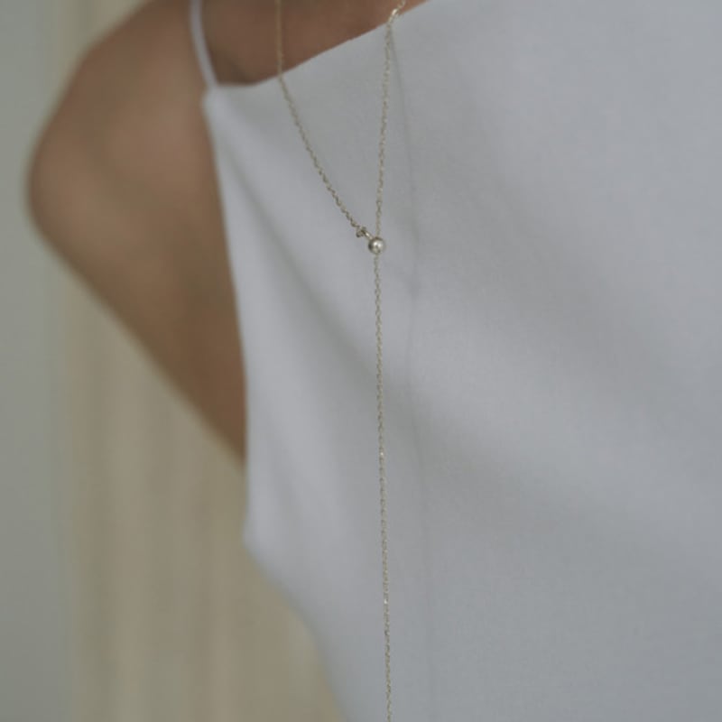 Dawn of Me Rosee. Drop Long Necklace
