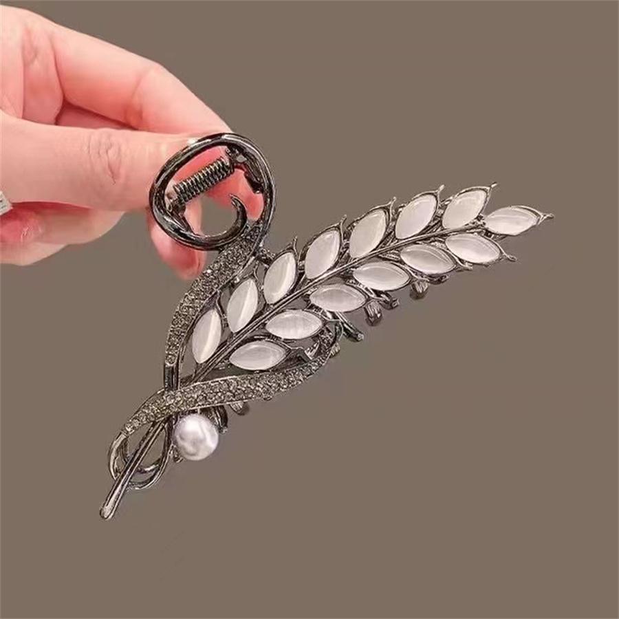 

Новая заколка для волос из хрустального опала для женской моды, личности, элегантная заколка и передовые аксессуары для волос