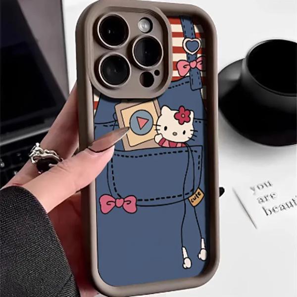 Ladder Shell Music Cartoon Cat Case, Fits Apple 17 Pro Max/16/15/14/13 Pro