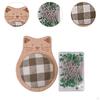 Cute Pin Cushion with Pins Ball Head Sewing Set DIY Craft Accessories Small Wooden Base