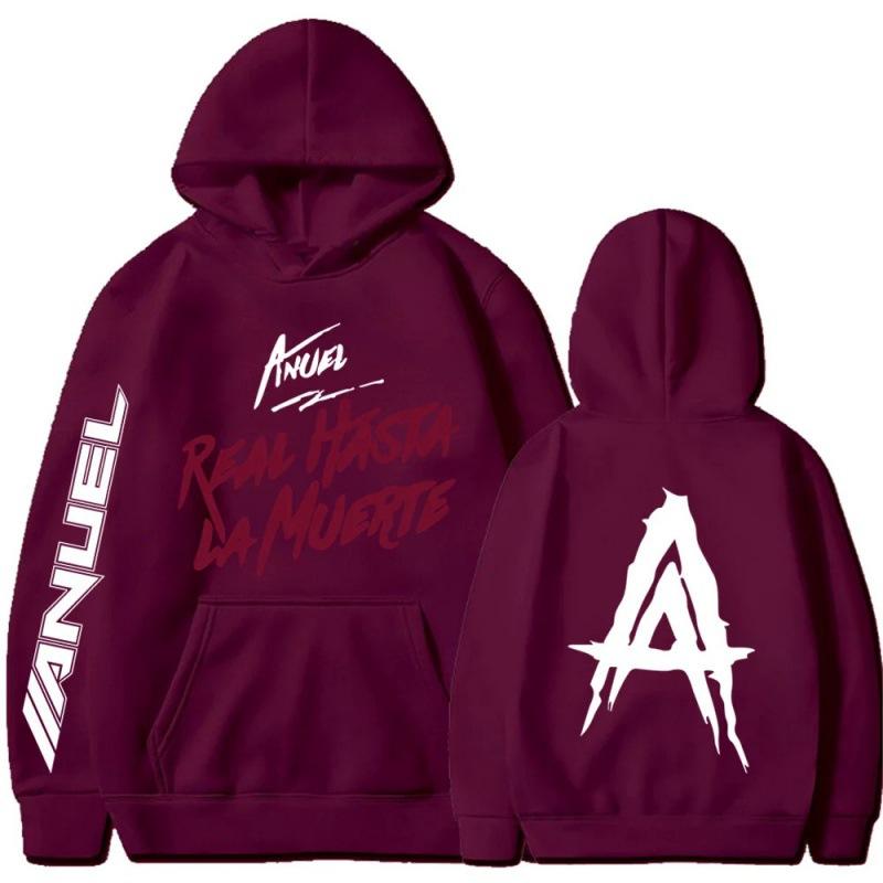 New Anuel AA Printed Hoodies Sweatshirt