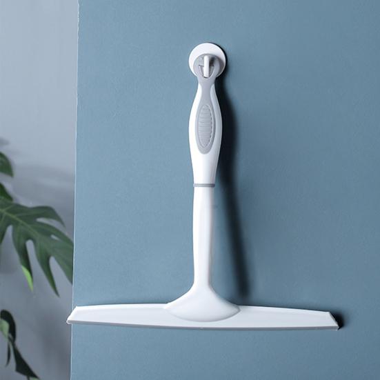 Glass Wiper with Hanging Hole Convenient Storage Ergonomic Handle Comfortable Grip Window Squeegee T-Shaped All Purpose Glass Door Shower Squeegee
