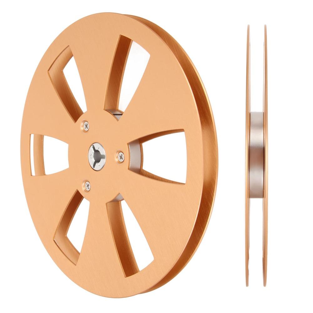 Bobina di riavvolgimento per nastro magnetico 6 fori 1/4 7 pollici Bobina per macchina Bobina aperta vuota per registratore a nastro