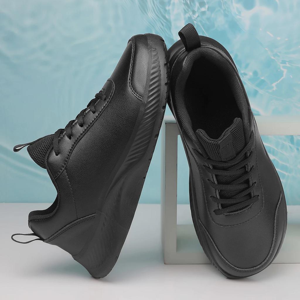 Men's Casual Sneakers Sports Shoes with Comfortable Leather Surface Men's Outdoor Widened Toe Men's Shoes for Men Sneakers