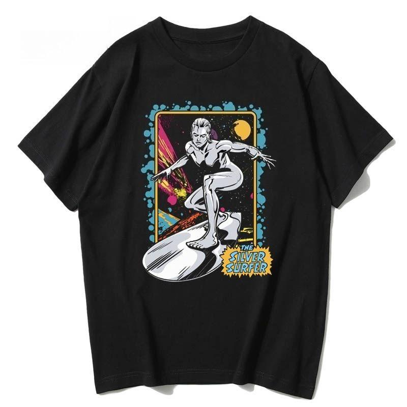 

Авторизует футболку с комикс-принтом «Новая Фантастическая Четверка» для мужчин и женщин с одинаковыми свободными короткими рукавами 4XL