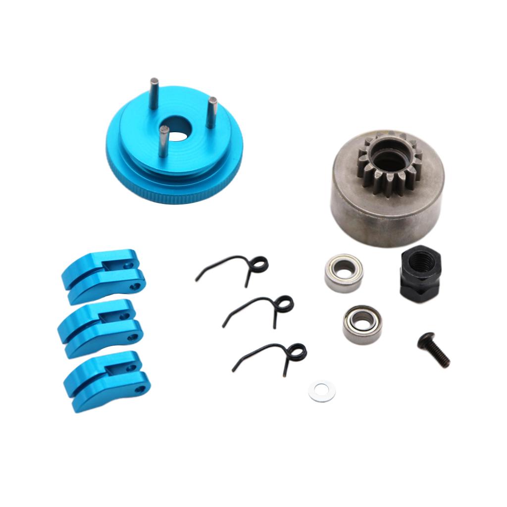 1 Set Clutch Bell Gear Flywheel DIY Assembly Parts for HSP HPI GM ZD