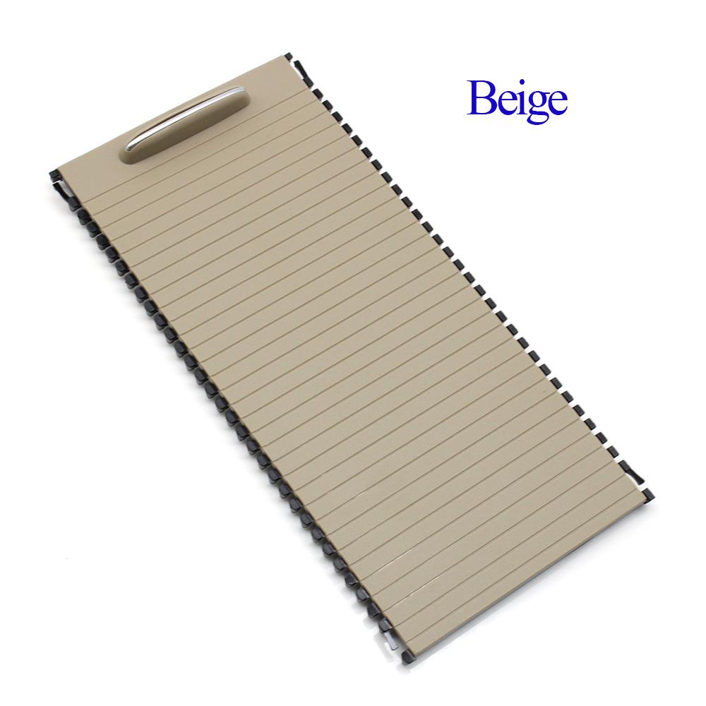 Car Console Cup Holder Blind Cover Zipper Rolling Curtain For Mercedes Benz W204 C Class W212 E Class C180 C200 C220 E200