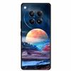 For Infinix Zero 40 5G Case Black Silicone TPU Painted Planet Cover Luxury Animal Case For Infinix Zero 40 4G Luxury FlowerFunda
