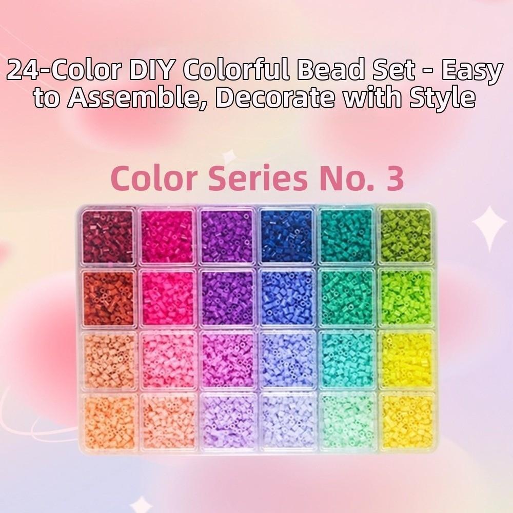 DIY Make Puzzle Perler Hama Beads Kit Handmade Crafts Decor Melting Beads Kits Children Toy