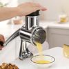 Stainless Steel Rotary Hand Crank Nut Grinder Manual Cheese Shredder Cheese Grater  Nuts