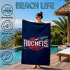 Rockets Basketball Team Beach Towel, Microfiber Beach Towel, Perfect For Pool, Beach, Travel, Home Decor Beach Party Fan Gifts
