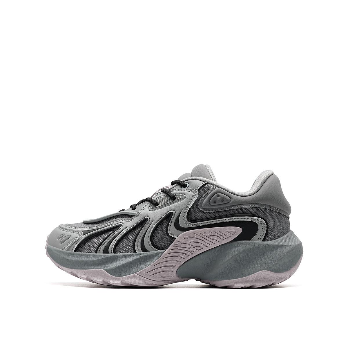 Xtep Casual Versatile Non-Slip Wear-Resistant Low-Top Dad Shoes Women sneaker Gray 976418320047-3 36