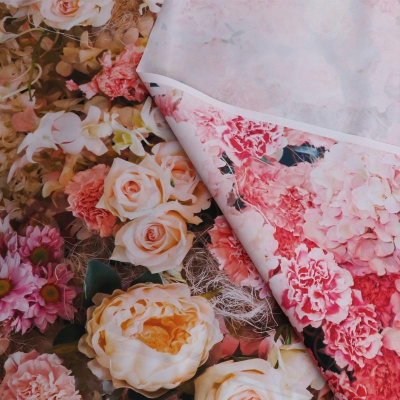 Temă florală Fundal pentru fotografie cu flori Studio Recuzită foto Fundal pentru petrecerea de nuntă