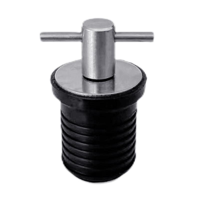 Stainless Steel Drain Twist Plug (1 inch /1-1/4 inch options)