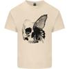 A Butterfly Skull Unisexs Light Cotton TShirt
