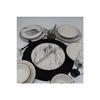 Anka 8 Piece Dinner Set For 2 People - Patterned Black Mesh